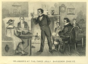 Büyük Beklentiler - Bay Jaggers At The Three Jolly Bargemen, c.1862 by Unbekannt Unbekannt